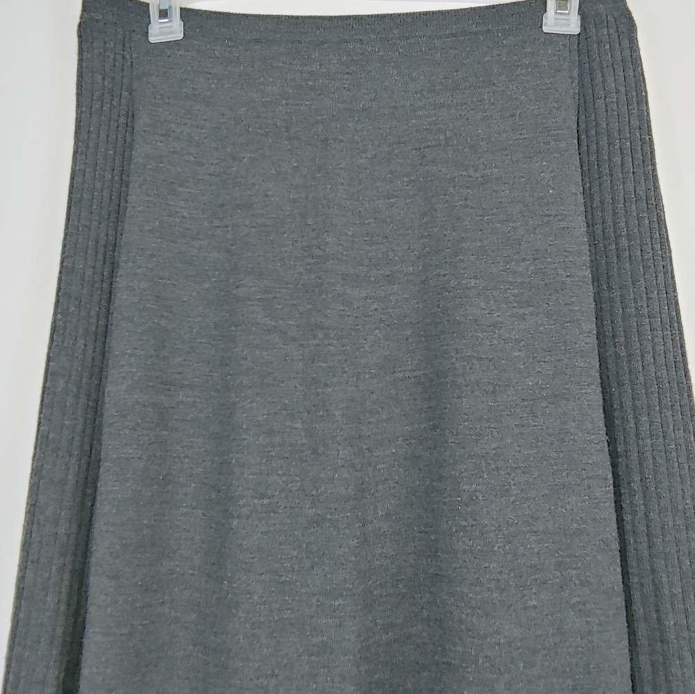 🔴SOLD🔴 Wool Women's Eileen Fisher Merino Wool Side Panel Skirt - Picture 5 of 13